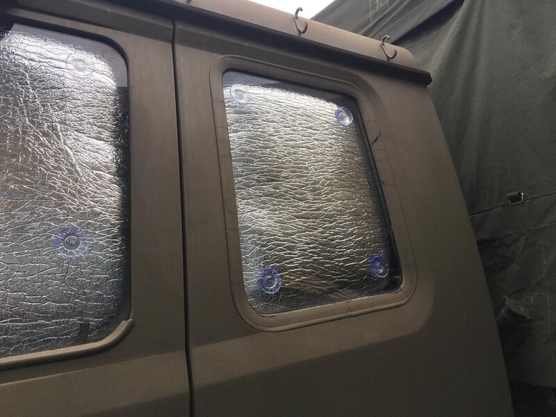 DAF 4 x 4 Truck Thermal Blinds